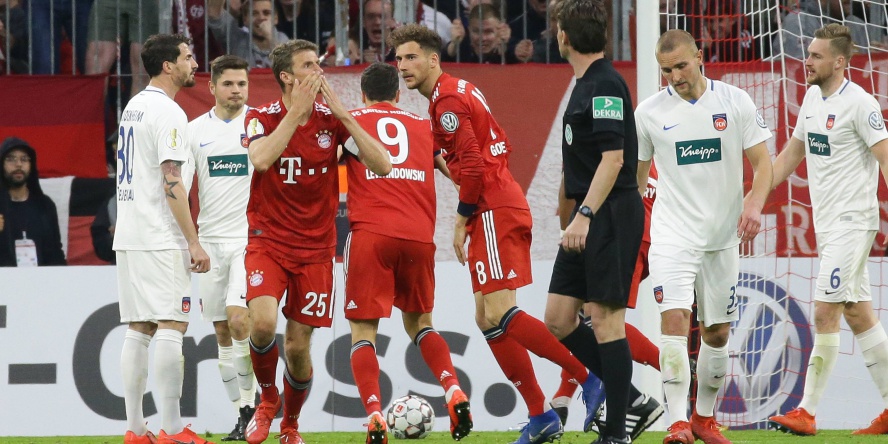 Irres 5:4! DFB-Pokal-Viertelfinale FC Bayern – 1. FC Heidenheim: Die ComunioFUN-Noten zum Spiel
